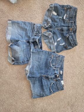 Three-Pack Denim Shorts - Blue Jean Short Collection